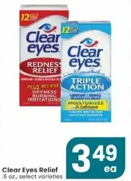 Albertsons Clear Eyes Relief offer
