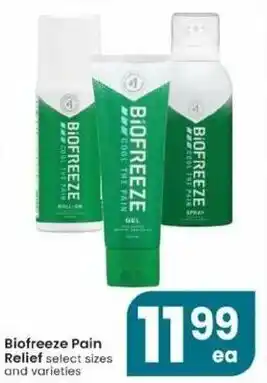 Albertsons Biofreeze Pain Relief offer
