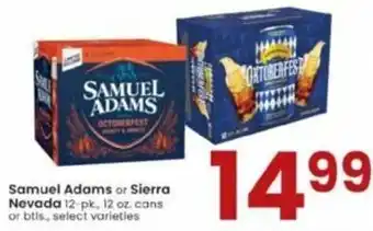 Albertsons Samuel Adams Or Sierra Nevada offer