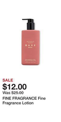 Victoria's Secret Fine fragrance fine fragrance lotion offer