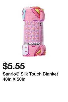 Five Below Sanrio silk touch blanket 40in x 50in offer