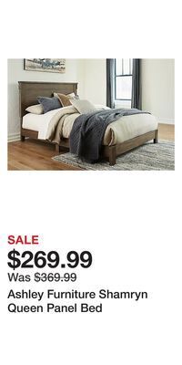 BJ’s Ashley furniture shamryn queen panel bed offer