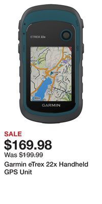 Cabela's Garmin etrex 22x handheld gps unit offer