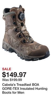 Cabela's Cabela's treadfast boa gore-tex insulated hunting boots for men offer