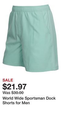 Cabela's World wide sportsman dock shorts for men offer