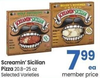 Albertsons Screamin' Sicilian Pizza 20.8-25 oz offer