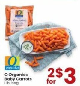 Albertsons O Organics Baby Carrots offer