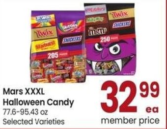 Albertsons Mars XXXL Halloween Candy offer