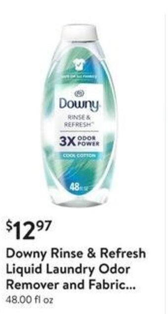Walmart Downy Rinse & Refresh Liquid Laundry Odor Remover and Fabric offer