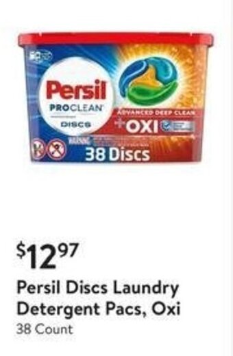 Walmart Persil Discs Laundry Detergent Pacs, Oxi offer