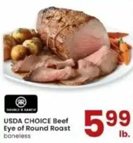Albertsons USDA Choice Beef Eye Of Round Roast offer