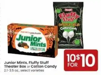 Albertsons Junior Mints, Fluffy Stuff Theater Box Or Cotton Candy offer