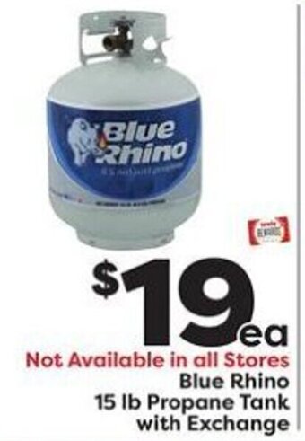 Weis Markets Blue Rhino 15 lb Propane Tank with Exchange offer