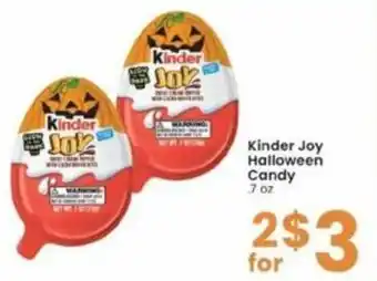 Albertsons Kinder Joy Halloween Candy .7 oz offer