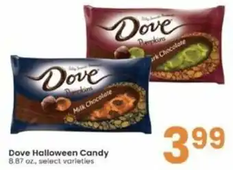 Albertsons Dove Halloween Candy offer