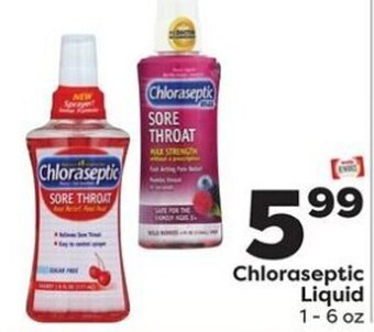 Weis Markets Chloraseptic Liquid 1-6 oz offer