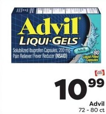 Weis Markets Advil 72 - 80 ct offer