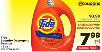 Weis Markets Tide Laundry Detergent offer