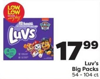 Weis Markets Luv's Big Packs offer