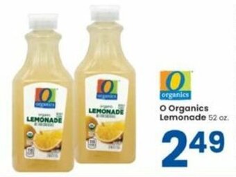 Albertsons O Organics Lemonade offer