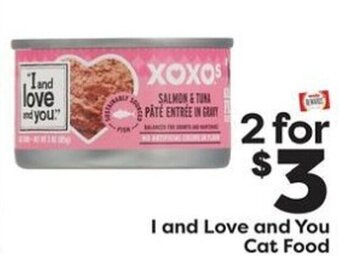 Weis Markets I and Love and You Cat Food offer
