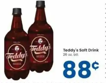 Albertsons Teddy's Soft Drink 26 oz offer