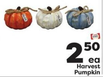 Weis Markets Harvest Pumpkin offer