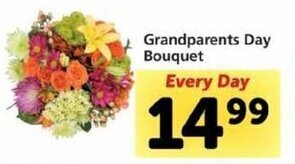 Safeway Grandparents Day Bouquet offer
