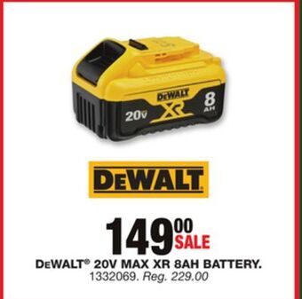 Blain's Farm & Fleet Dewalt 20v max xr 8ah battery offer