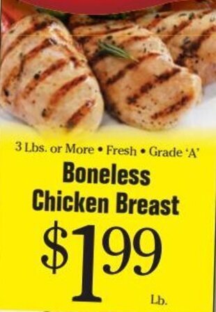 Morton Williams Boneless Chicken Breast offer