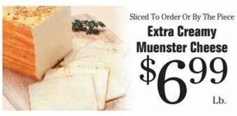 Morton Williams Extra Creamy Muenster Cheese offer