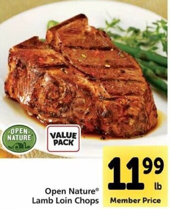 Safeway Open Nature Lamb Loin Chops offer