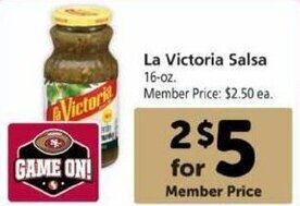 Safeway La Victoria Salsa 16 oz offer