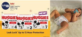 Family Dollar Huggies snug & dry diapers offer