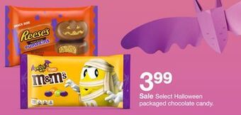 Target Select halloween packaged chocolate candy offer
