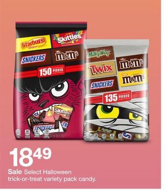 Target Select halloween trick-or-treat variety pack candy offer