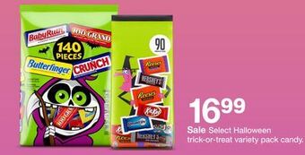 Target Select halloween trick-or-treat variety pack candy offer