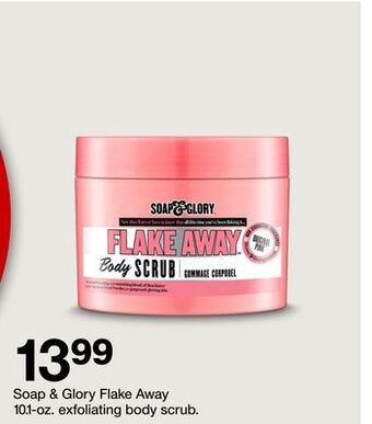 Target Soap & glory flake away 10.1-oz. exfoliating body scrub offer