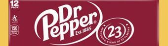 Target Dr pepper and more 12-pk. soda offer