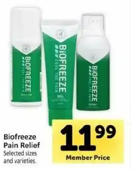 Safeway BioFreeze Pain Relief offer