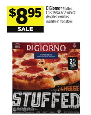 Dollar General Digiorno stuffed crust pizza offer