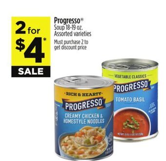 Dollar General Progresso soup offer