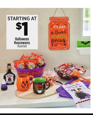Dollar General Halloween housewares offer