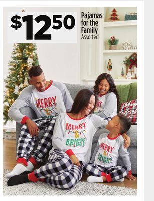 Dollar General Pajamas for the family offer