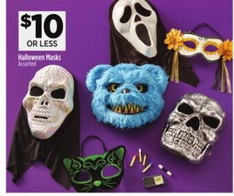 Dollar General Halloween masks offer