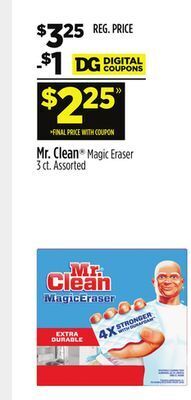 Dollar General Mr. clean magic eraser offer