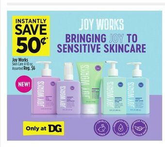 Dollar General Joy works skin care offer