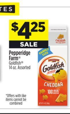 Dollar General Pepperidge farm goldfish offer