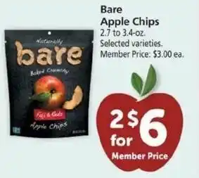 Safeway Bare Apple Chips offer