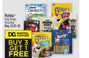 Dollar General Purina dog treats offer